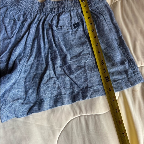 Women's  Gap Blue Casual  linen Shorts - Picture 6 of 6